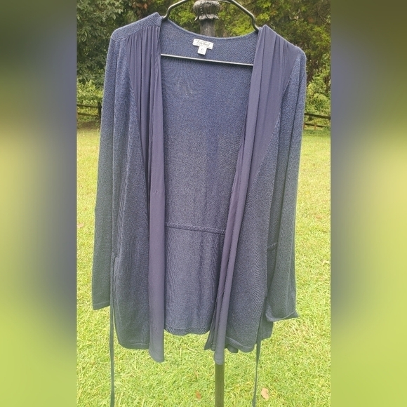 Bundle Only: Lucky‎ Brand Open Front Adjustable Tie-Waist Cardigaan Blue Sz XS. - Picture 6 of 12